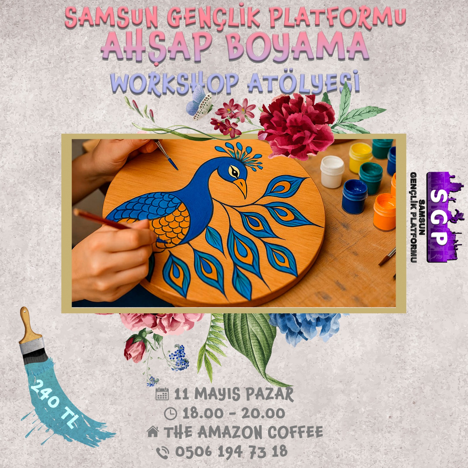Ahşap Boyama Workshop
