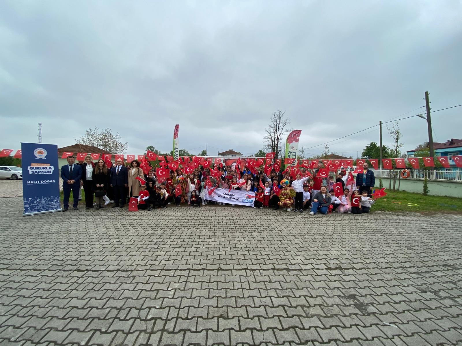 Samsun'da Çocuk Şenliği Coşkusu! Minik Kalpler Eğlenceyle Doldu Taştı